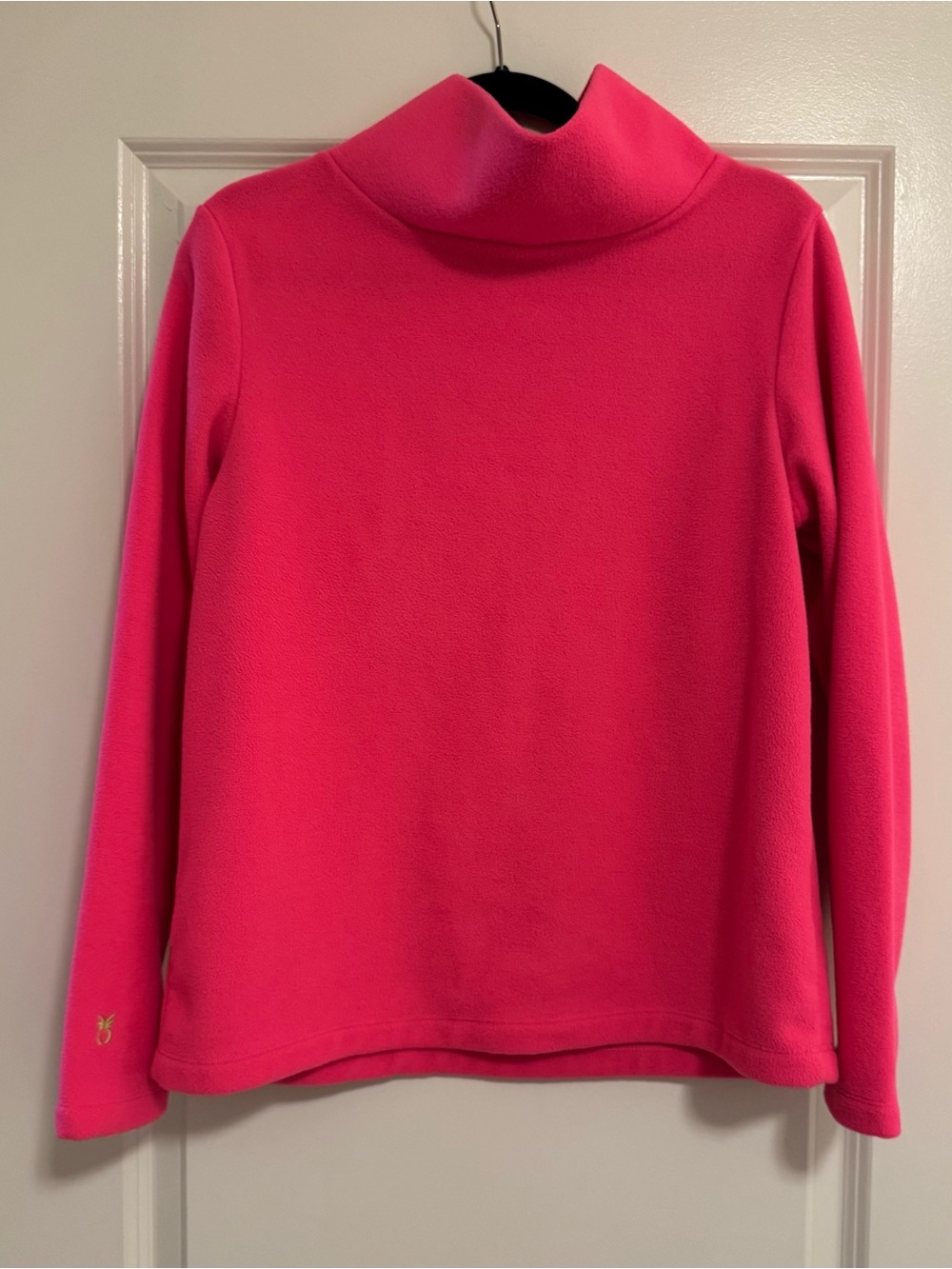 Dudley Stephens Women's Vello Fleece Pink Greenpoint Turtleneck